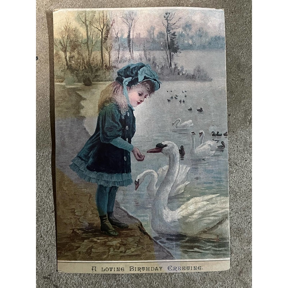 The Evergreen Press “A Loving Birthday” Postcard